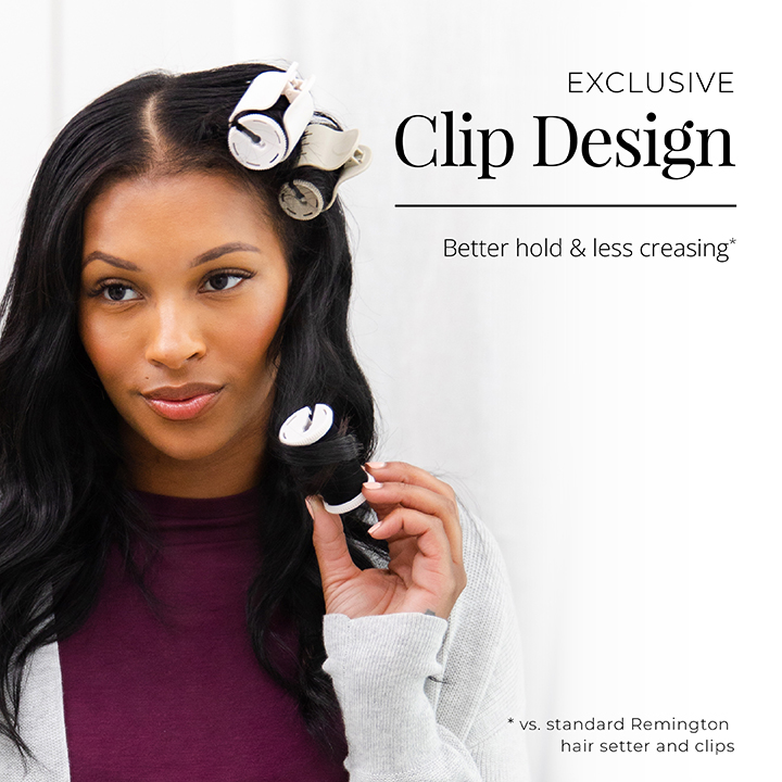 SHINE THERAPY Hair Setter Hot Rollers Treated with Ceramic Plus Argan Oil and Keratin
